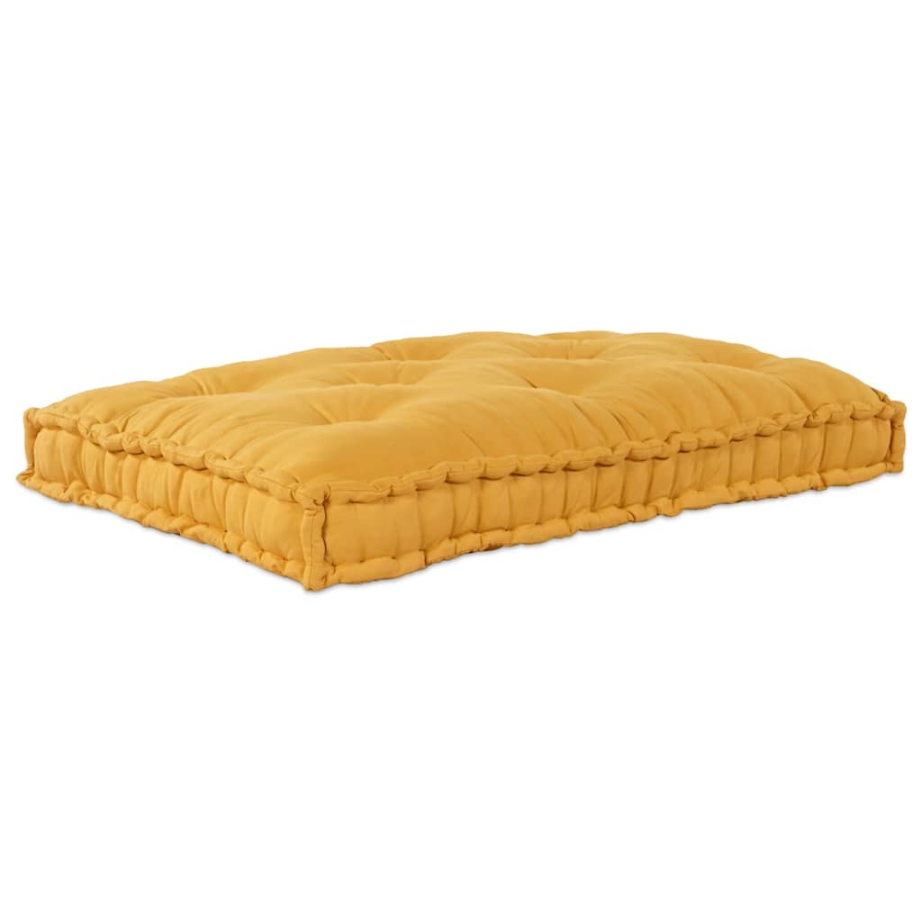 Pallet Sofa Kussen Geel 120 x 80 x 12 cm Stof is nu te koop bij PeponiXL, paradijselijk wonen!