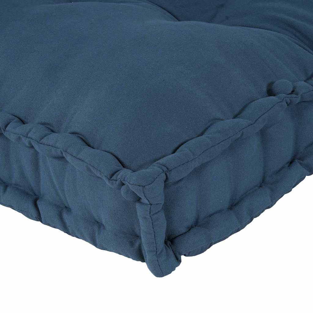 Pallet Sofa Kussen 3 pcs Indigo 120 x 80 x 38 cm Stof is nu te koop bij PeponiXL, paradijselijk wonen!