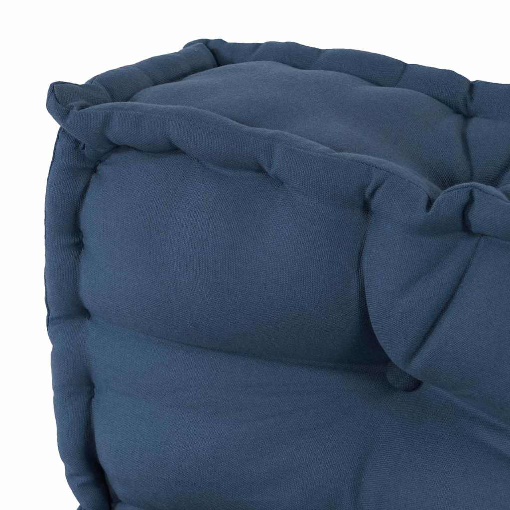 Pallet Sofa Kussen 2 pcs Indigo 120 x 80 x 38 cm Stof is nu te koop bij PeponiXL, paradijselijk wonen!