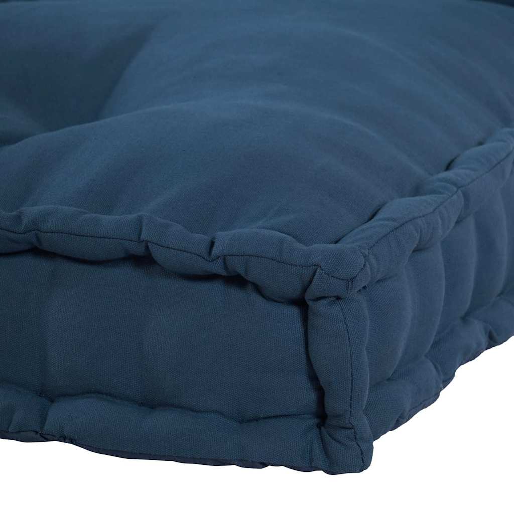 Pallet Sofa Kussen 2 pcs Indigo 120 x 80 x 38 cm Stof is nu te koop bij PeponiXL, paradijselijk wonen!