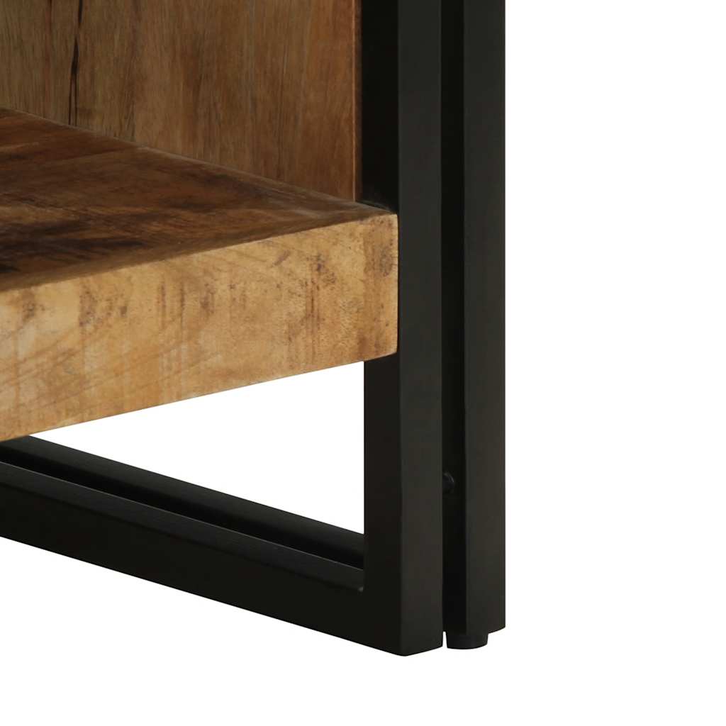 Salontafel 50x50x38 cm massief ruw hout mango is nu te koop bij PeponiXL, paradijselijk wonen!