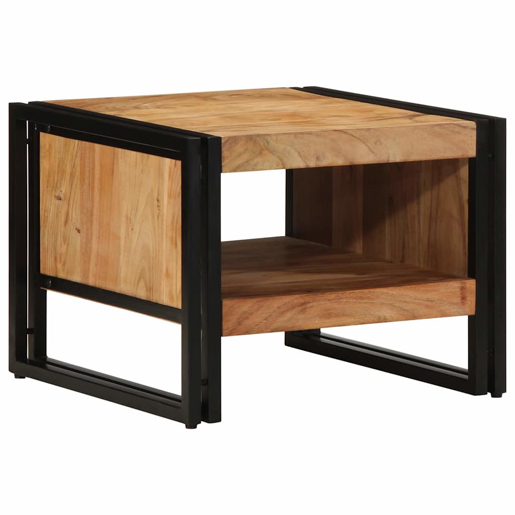 Salontafel 50x50x38 cm massief acaciahout is nu te koop bij PeponiXL, paradijselijk wonen!