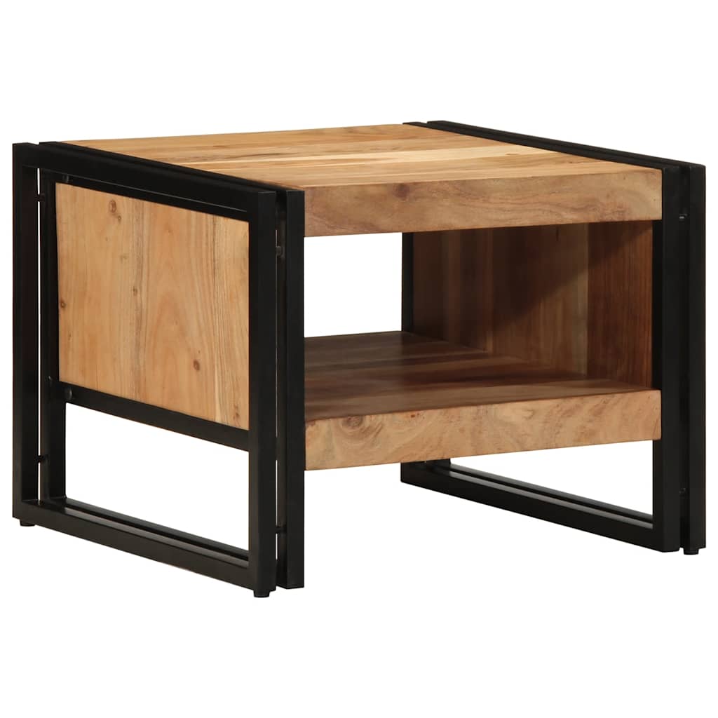 Salontafel 50x50x38 cm massief acaciahout is nu te koop bij PeponiXL, paradijselijk wonen!