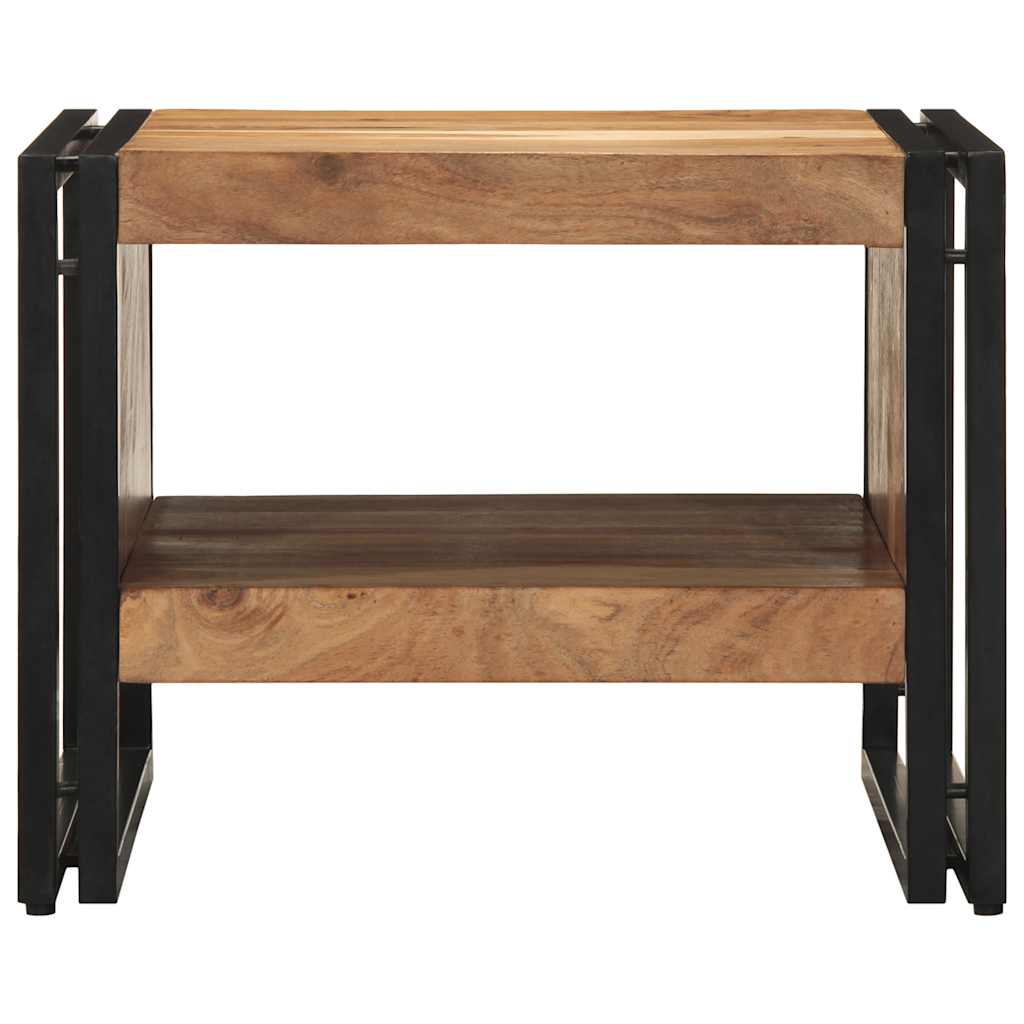 Salontafel 50x50x38 cm massief acaciahout is nu te koop bij PeponiXL, paradijselijk wonen!