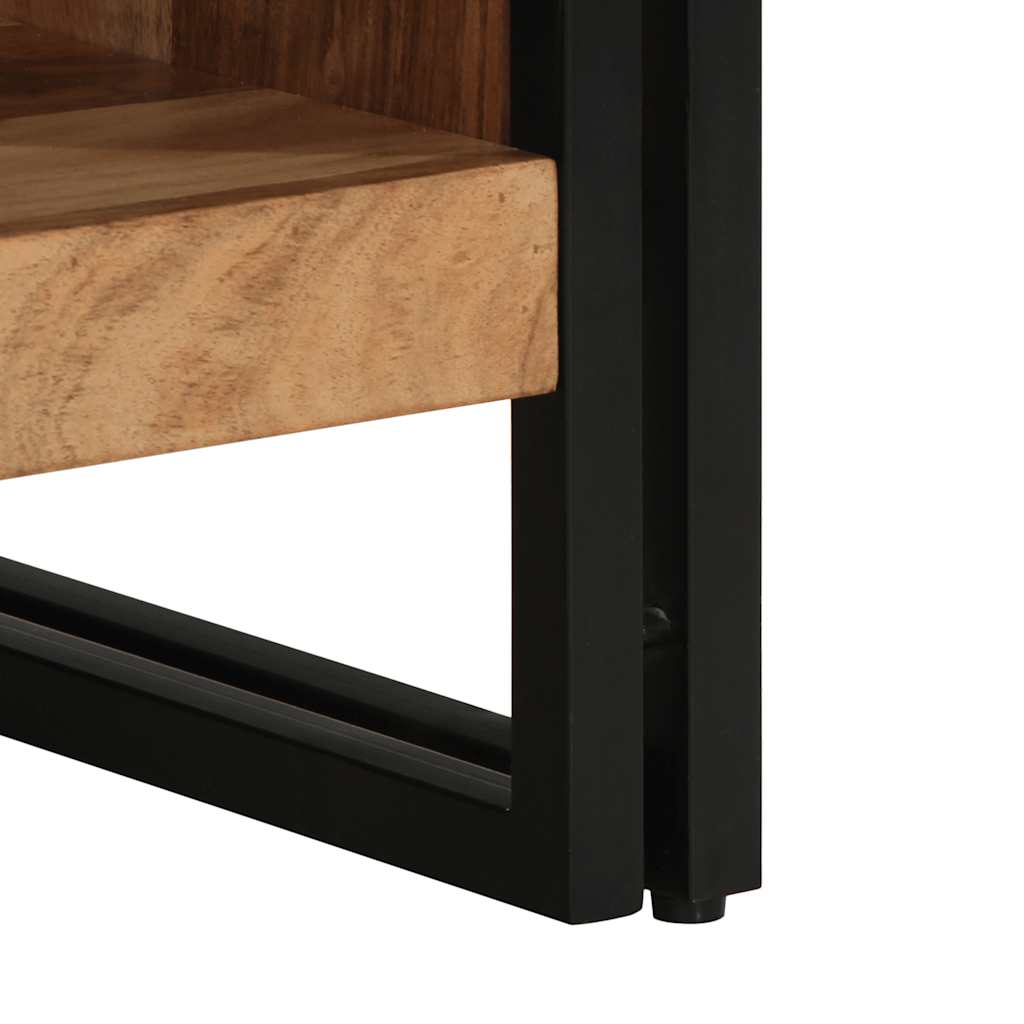 Salontafel 50x50x38 cm massief acaciahout is nu te koop bij PeponiXL, paradijselijk wonen!