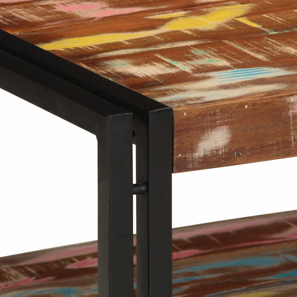 Salontafel 90x50x38 cm massief gerecycled hout meerkleurig is nu te koop bij PeponiXL, paradijselijk wonen!