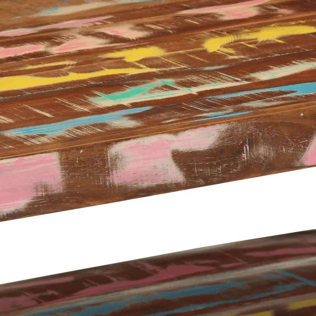 Salontafel 90x50x38 cm massief gerecycled hout meerkleurig is nu te koop bij PeponiXL, paradijselijk wonen!