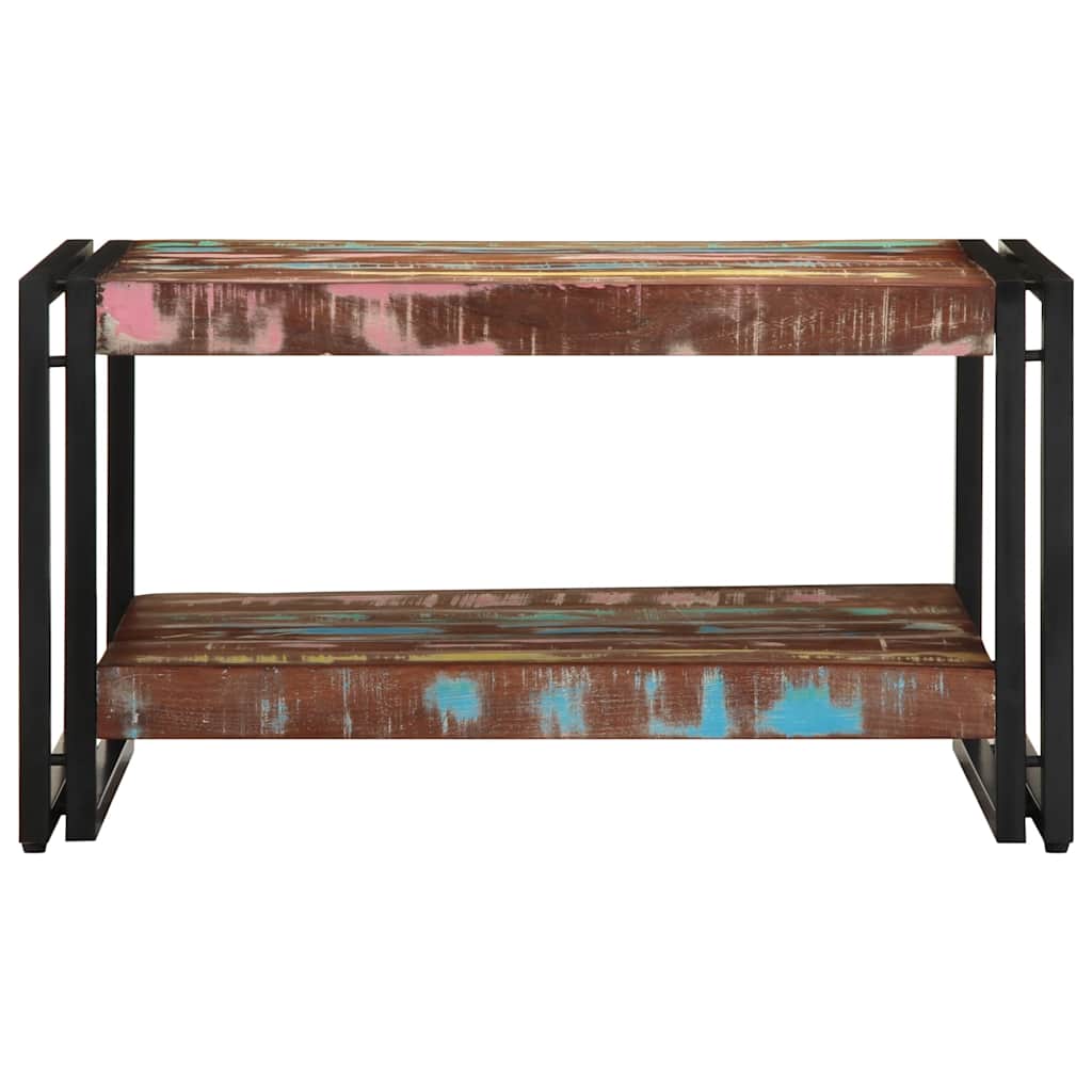 Salontafel 70x50x38 cm massief gerecycled hout meerkleurig is nu te koop bij PeponiXL, paradijselijk wonen!