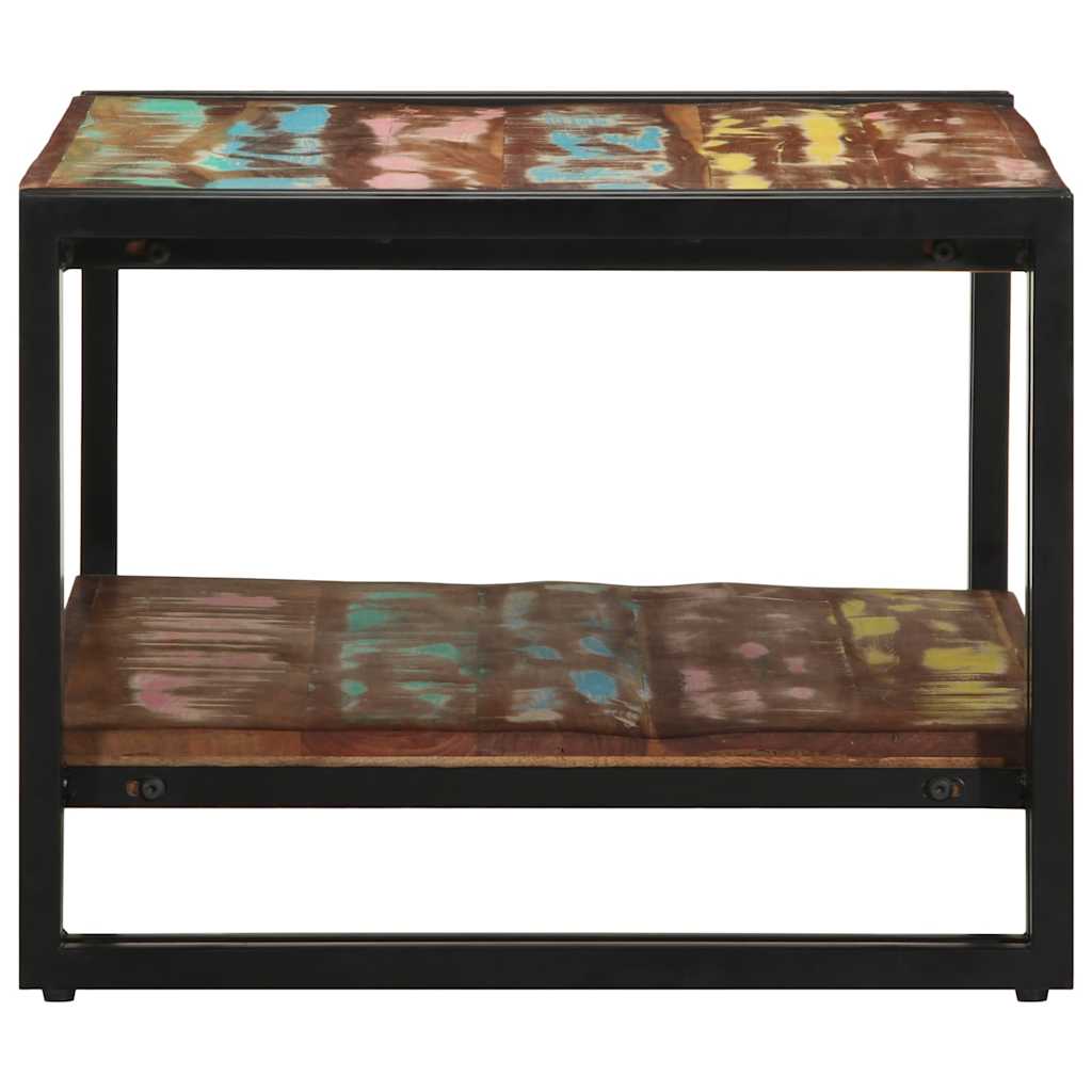Salontafel 70x50x38 cm massief gerecycled hout meerkleurig is nu te koop bij PeponiXL, paradijselijk wonen!