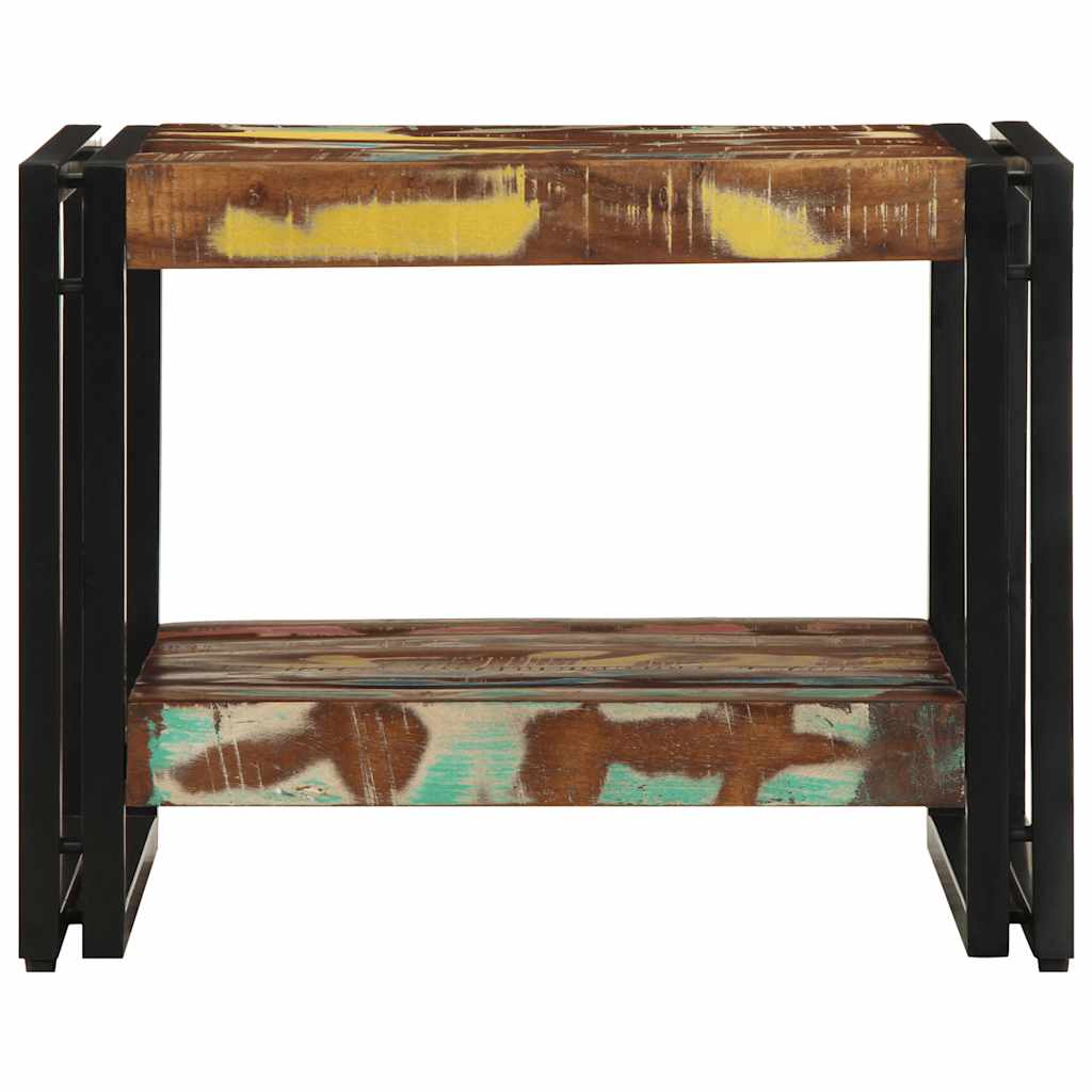 Salontafel 50x50x38 cm massief gerecycled hout meerkleurig is nu te koop bij PeponiXL, paradijselijk wonen!