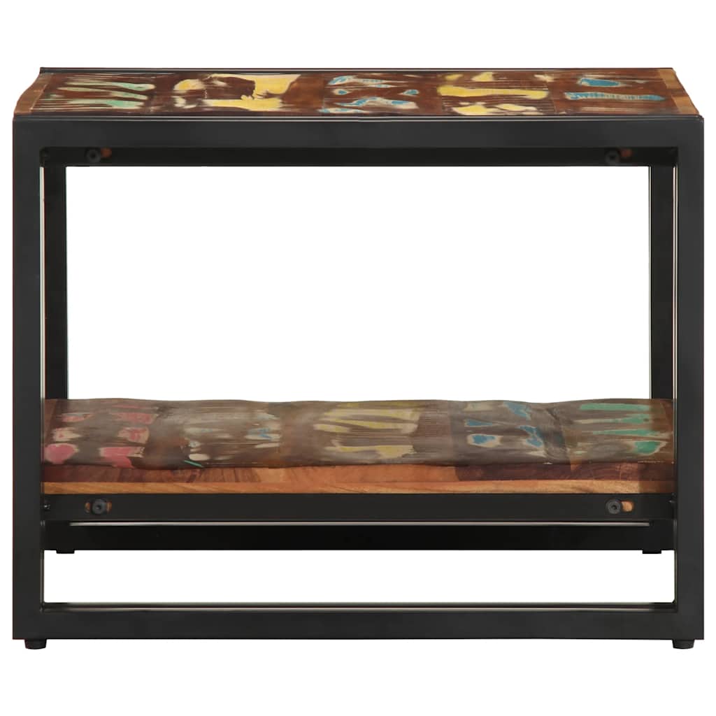 Salontafel 50x50x38 cm massief gerecycled hout meerkleurig is nu te koop bij PeponiXL, paradijselijk wonen!