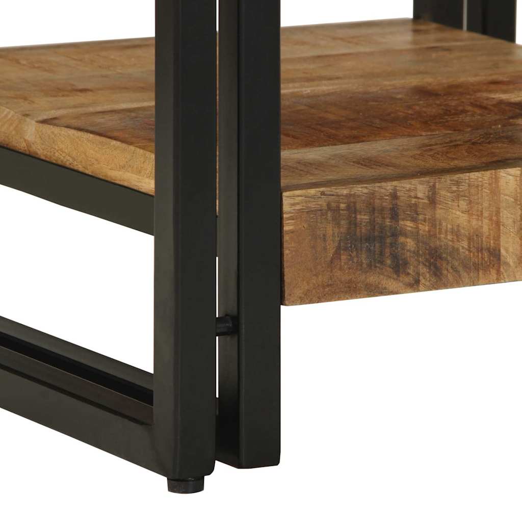 Salontafel Bruin 40 x 40 x 38 cm Massief Mango Hout is nu te koop bij PeponiXL, paradijselijk wonen!