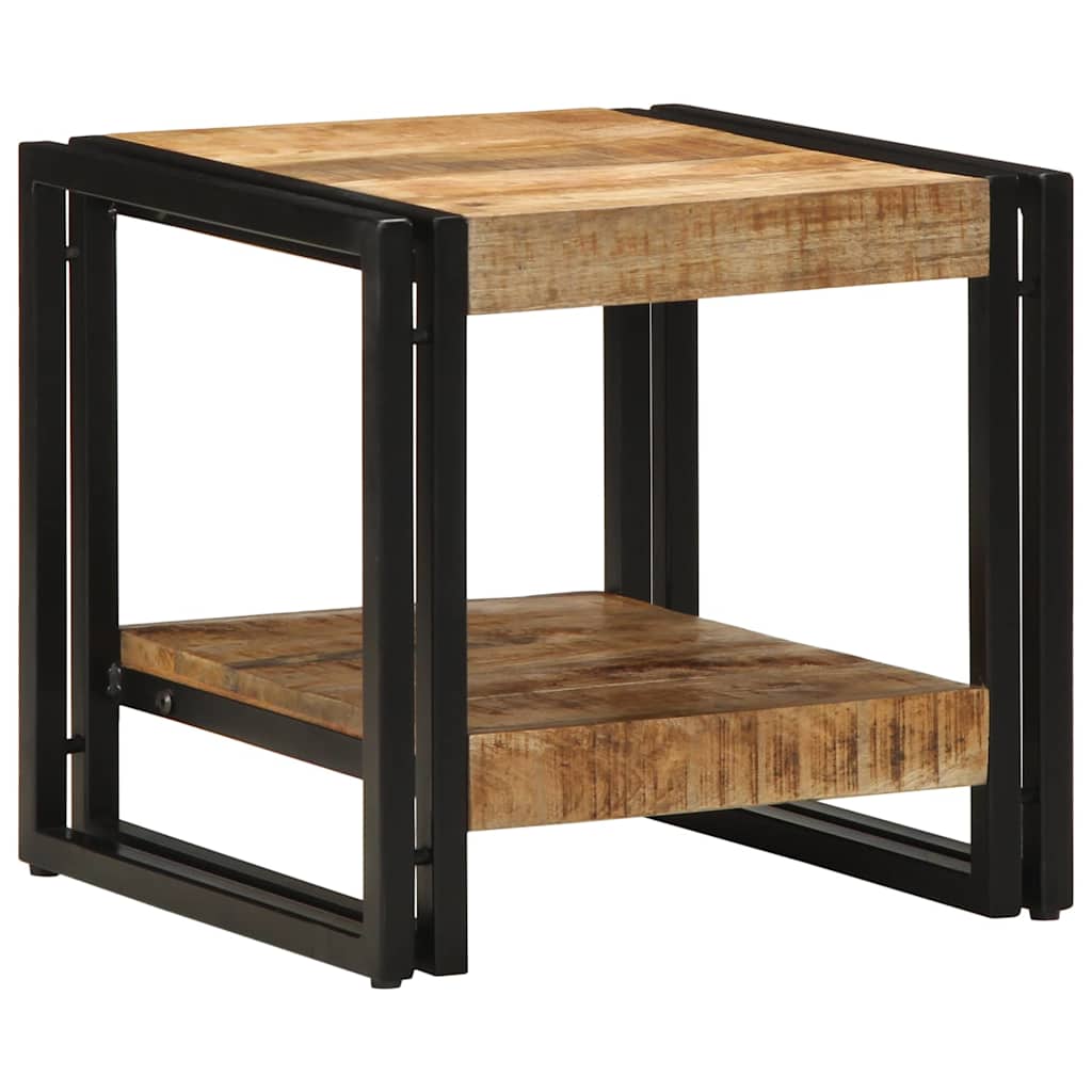 Salontafel Bruin 40 x 40 x 38 cm Massief Mango Hout is nu te koop bij PeponiXL, paradijselijk wonen!
