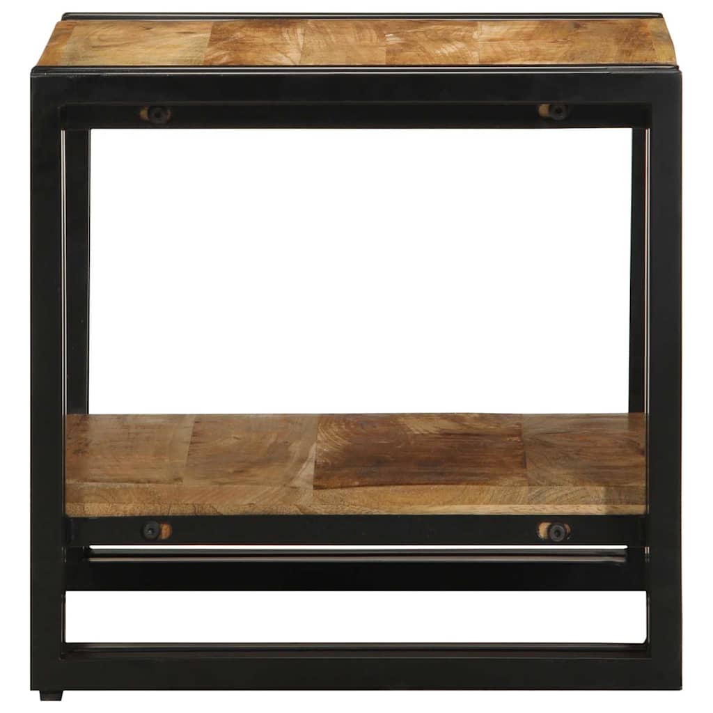Salontafel Bruin 40 x 40 x 38 cm Massief Mango Hout is nu te koop bij PeponiXL, paradijselijk wonen!