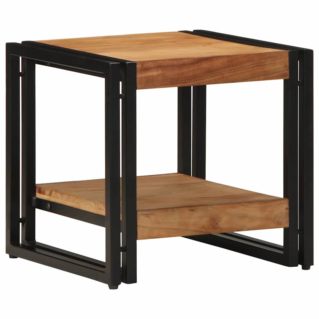 Salontafel Bruin 40 x 40 x 38 cm Massief Acaciahout is nu te koop bij PeponiXL, paradijselijk wonen!