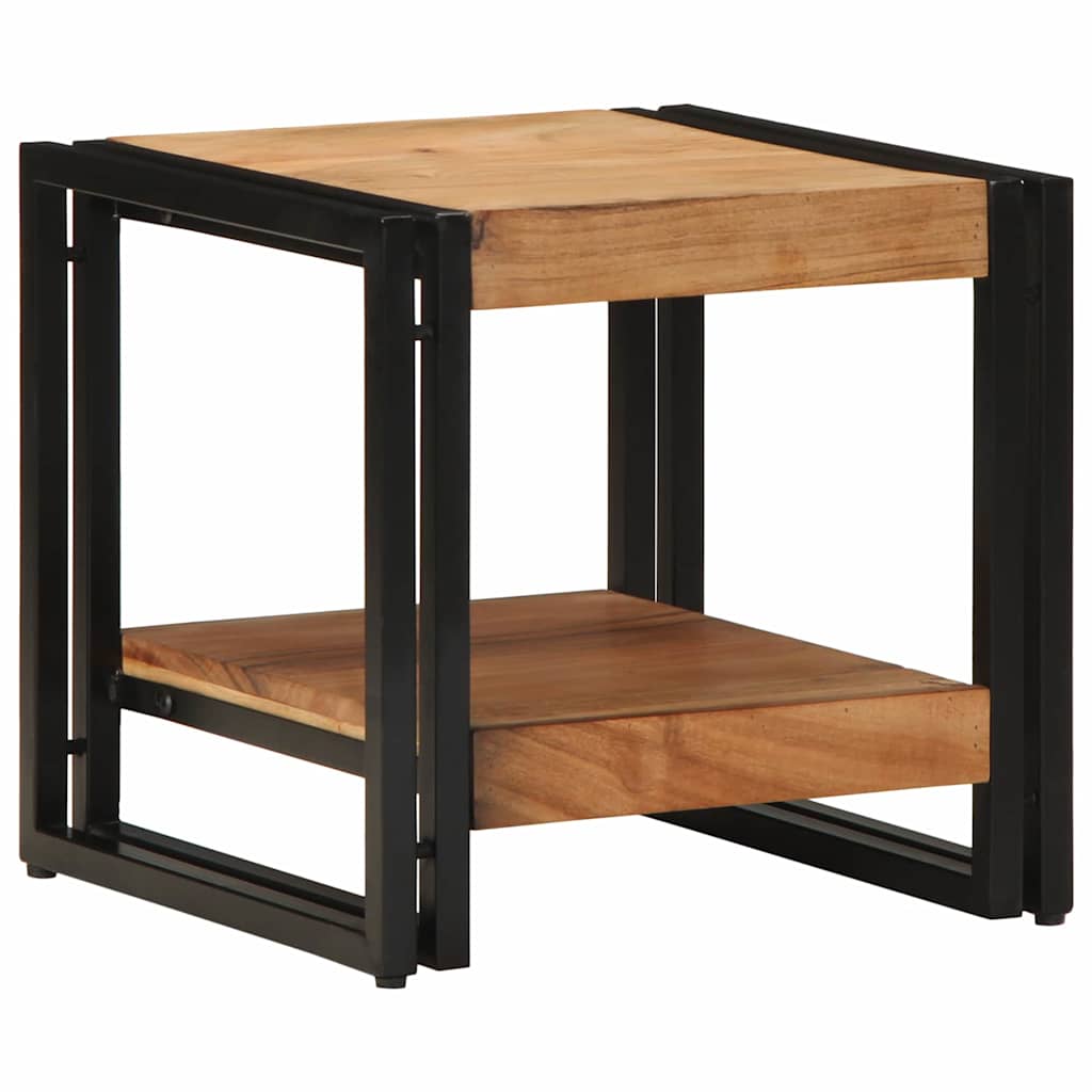 Salontafel Bruin 40 x 40 x 38 cm Massief Acaciahout is nu te koop bij PeponiXL, paradijselijk wonen!
