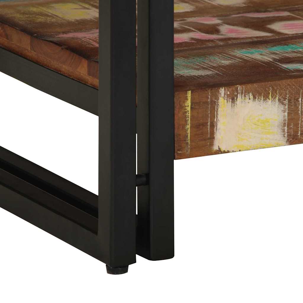 Salontafel Multikleur 40 x 40 x 38 cm Massief Gerecycled Hout is nu te koop bij PeponiXL, paradijselijk wonen!