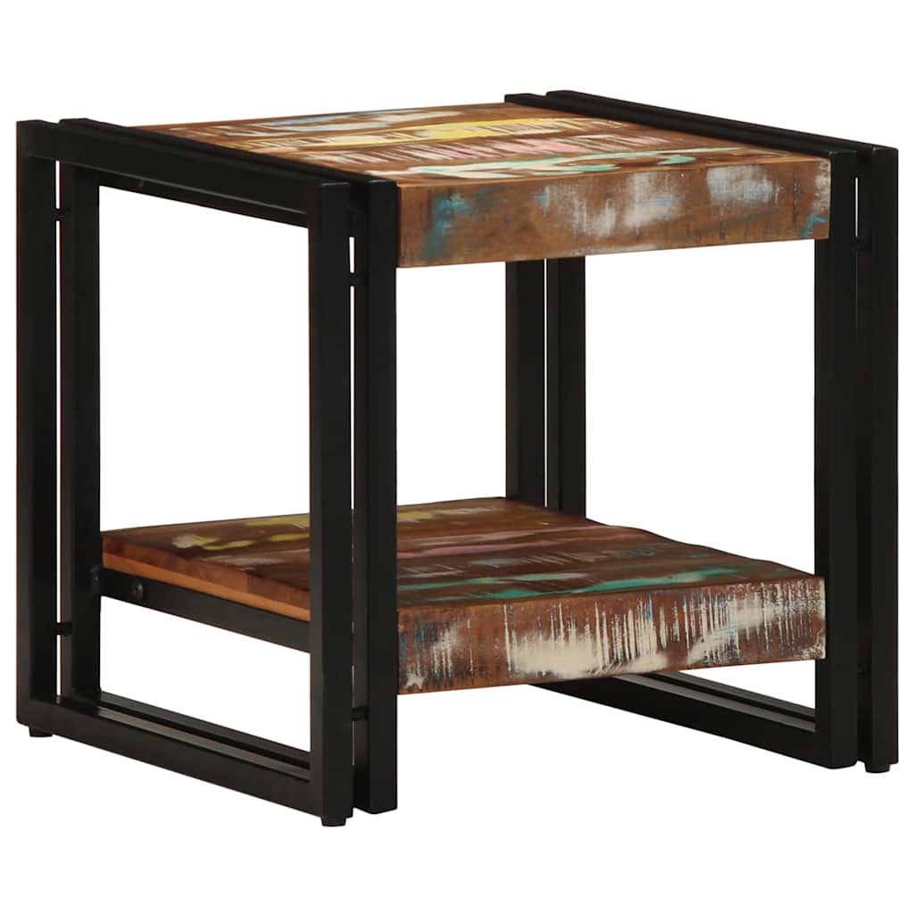 Salontafel Multikleur 40 x 40 x 38 cm Massief Gerecycled Hout is nu te koop bij PeponiXL, paradijselijk wonen!