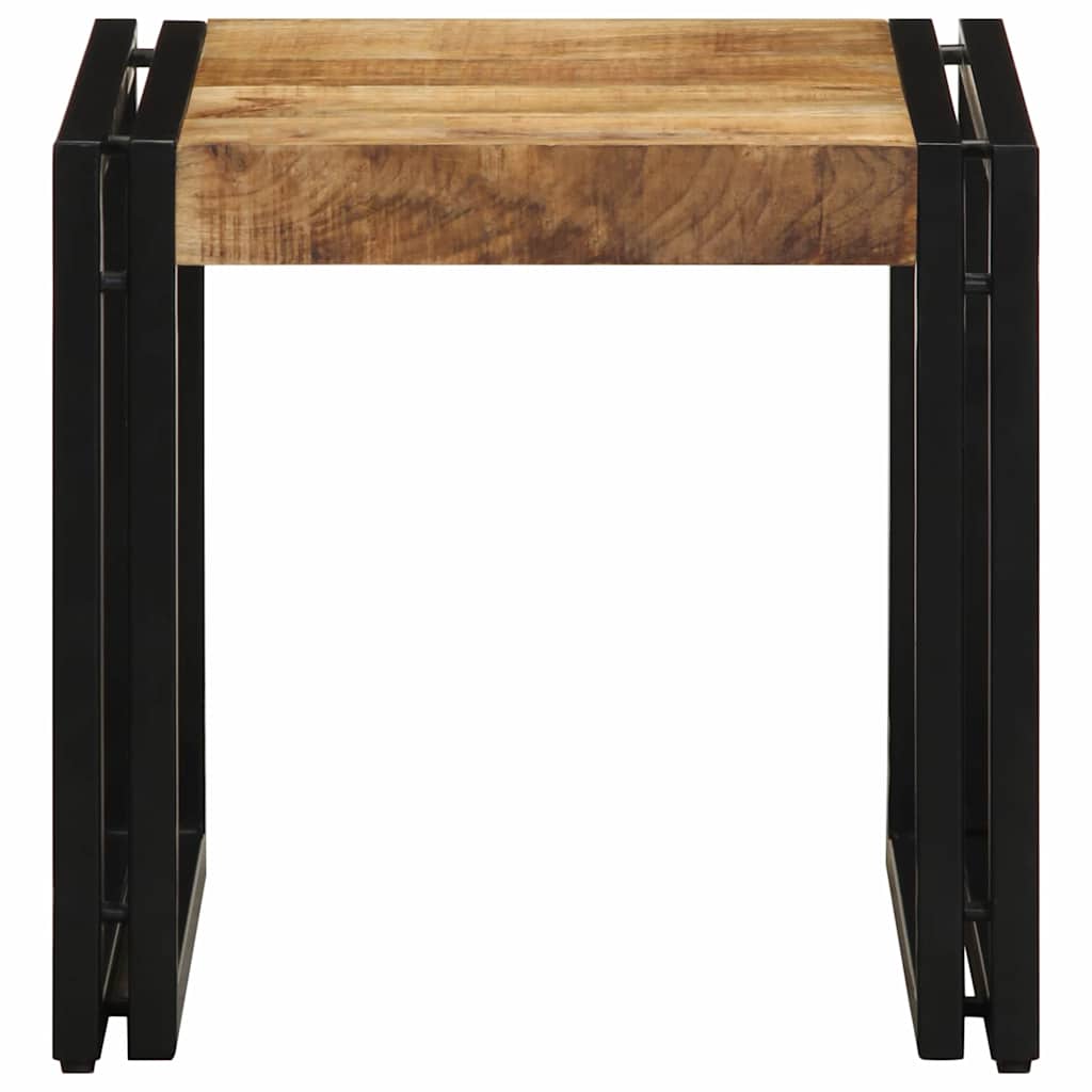 Salontafel Bruin 40 x 40 x 38 cm Massief Mango Hout is nu te koop bij PeponiXL, paradijselijk wonen!
