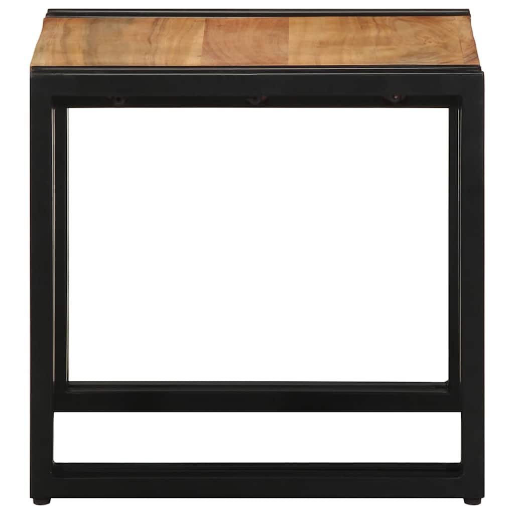 Salontafel Bruin 40 x 40 x 38 cm Massief Acaciahout is nu te koop bij PeponiXL, paradijselijk wonen!