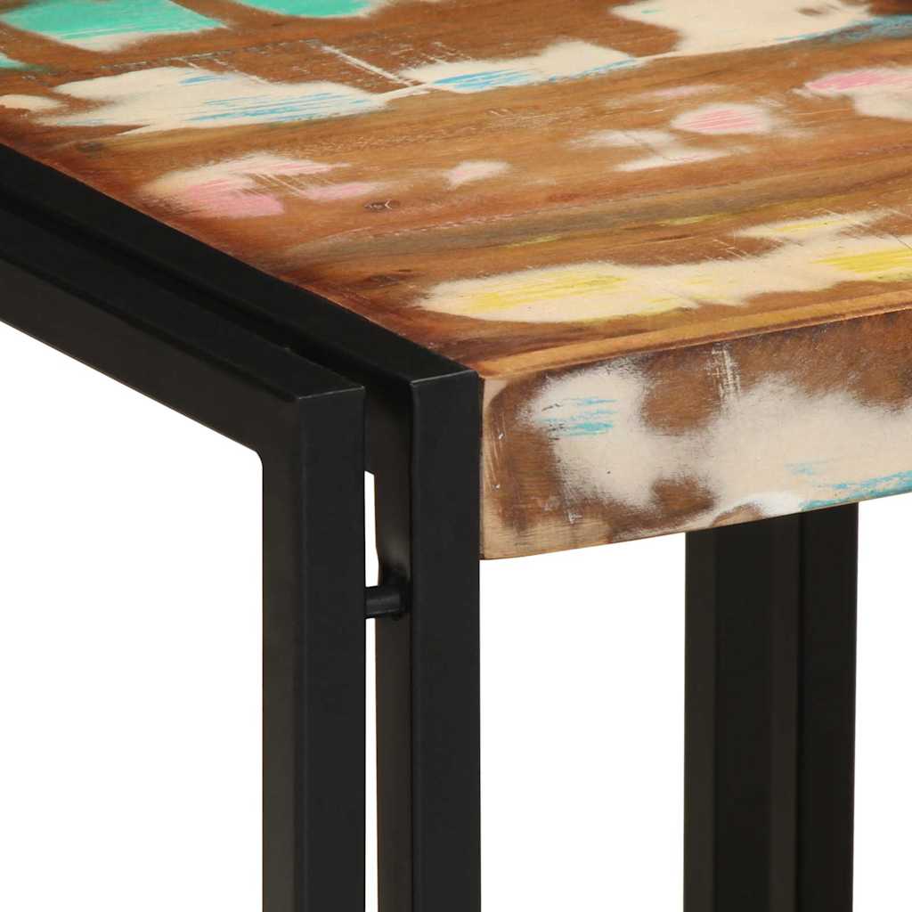 Salontafel Multikleur 40 x 40 x 38 cm Massief Gerecycled Hout is nu te koop bij PeponiXL, paradijselijk wonen!