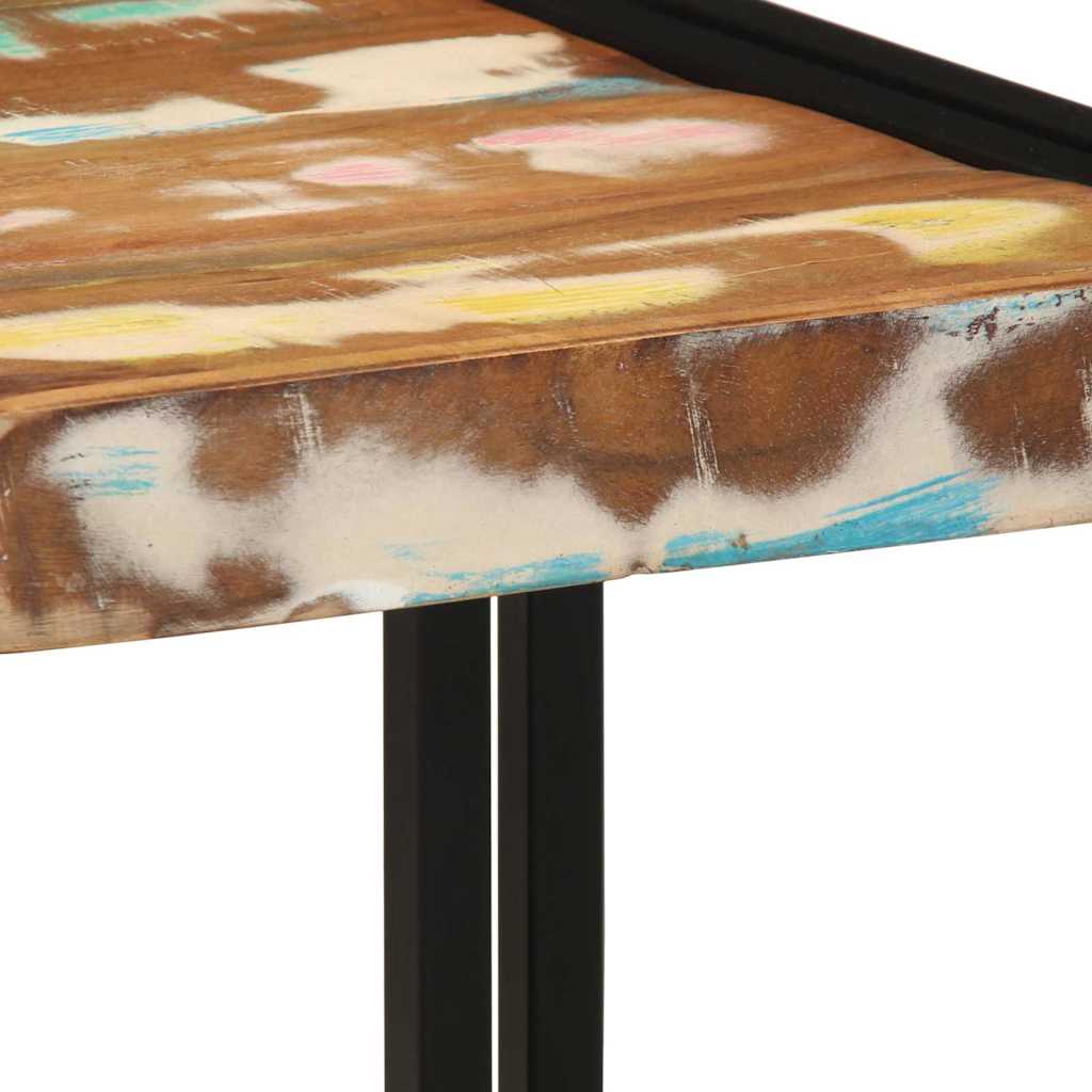 Salontafel Multikleur 40 x 40 x 38 cm Massief Gerecycled Hout is nu te koop bij PeponiXL, paradijselijk wonen!