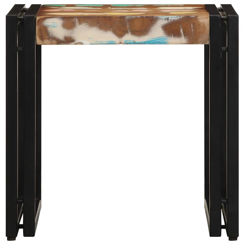 Salontafel Multikleur 40 x 40 x 38 cm Massief Gerecycled Hout is nu te koop bij PeponiXL, paradijselijk wonen!