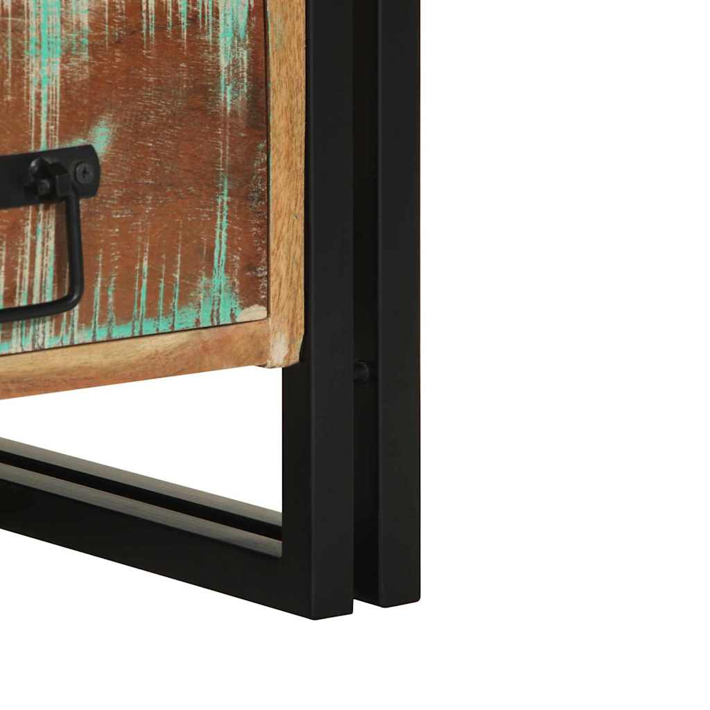 Nachtkastje Multikleur 40 x 35 x 50 cm massief gerecycled hout is nu te koop bij PeponiXL, paradijselijk wonen!