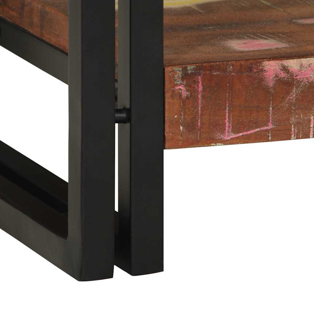 Wandtafel Multikleur 120 x 33 x 75 cm Massief Gerecycled Hout is nu te koop bij PeponiXL, paradijselijk wonen!