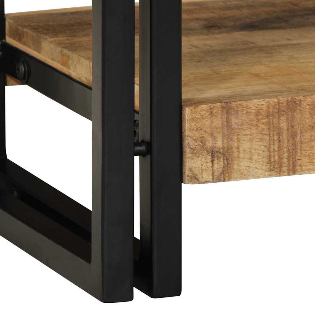 Wandtafel met lade Bruin 90 x 33 x 75 cm Massief Mango Hout is nu te koop bij PeponiXL, paradijselijk wonen!