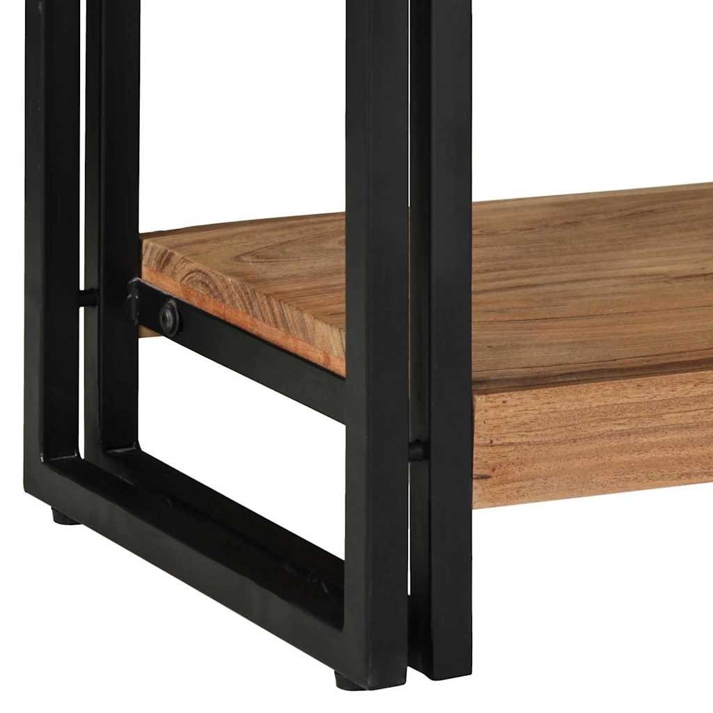 Wandtafel met lade Bruin 90 x 33 x 75 cm Massief Acaciahout is nu te koop bij PeponiXL, paradijselijk wonen!