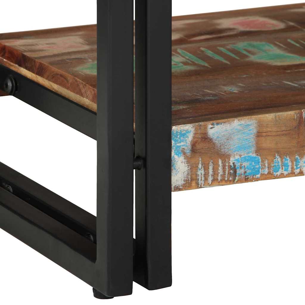 Wandtafel Multikleur 90 x 33 x 75 cm Massief Gerecycled Hout is nu te koop bij PeponiXL, paradijselijk wonen!