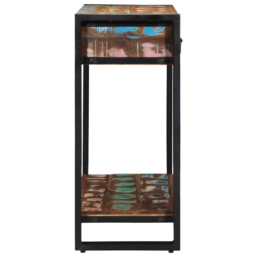 Wandtafel Multikleur 90 x 33 x 75 cm Massief Gerecycled Hout is nu te koop bij PeponiXL, paradijselijk wonen!