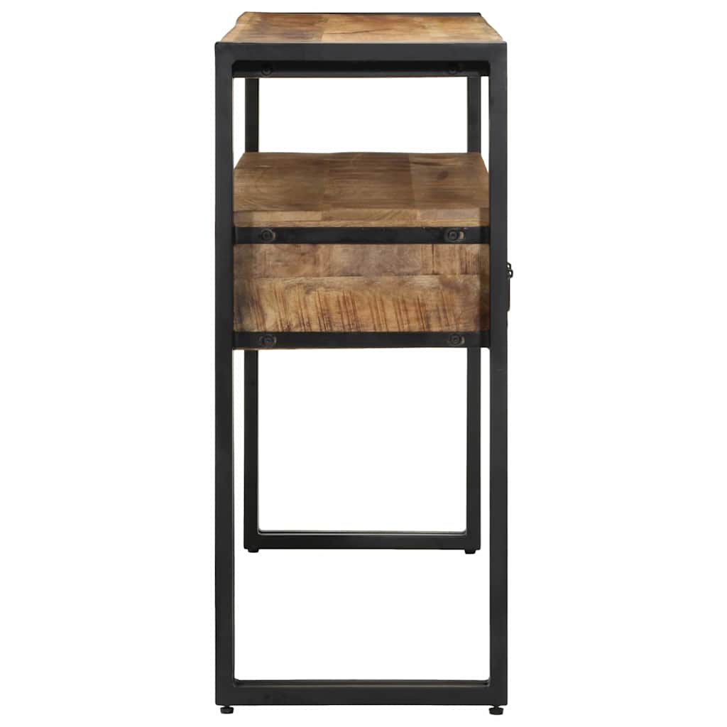 Wandtafel met lade Bruin 120 x 33 x 75 cm Massief Mango Hout is nu te koop bij PeponiXL, paradijselijk wonen!