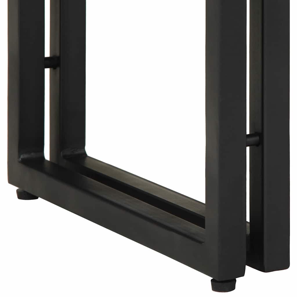 Wandtafel met lade Bruin 90 x 33 x 75 cm Massief Acaciahout is nu te koop bij PeponiXL, paradijselijk wonen!