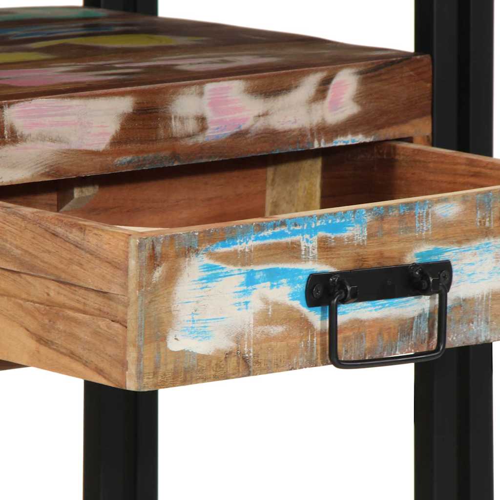 Wandtafel Multikleur 90 x 33 x 75 cm Massief Gerecycled Hout is nu te koop bij PeponiXL, paradijselijk wonen!