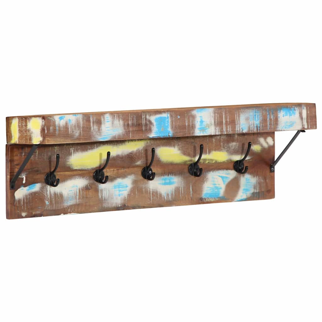 Kapstok Multikleur 73 x 19 x 23 cm Massief gerecycled hout is nu te koop bij PeponiXL, paradijselijk wonen!