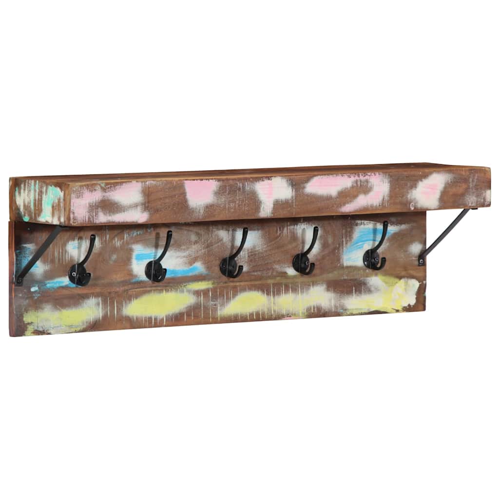 Kapstok Multikleur 73 x 19 x 23 cm Massief gerecycled hout is nu te koop bij PeponiXL, paradijselijk wonen!
