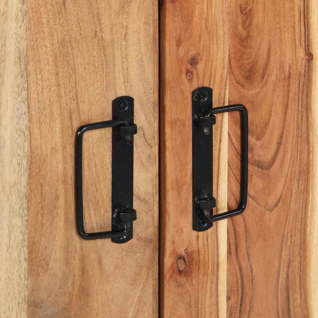 Schoenenkast met plank Bruin 56 x 35 x 70 cm Massief acaciahout is nu te koop bij PeponiXL, paradijselijk wonen!
