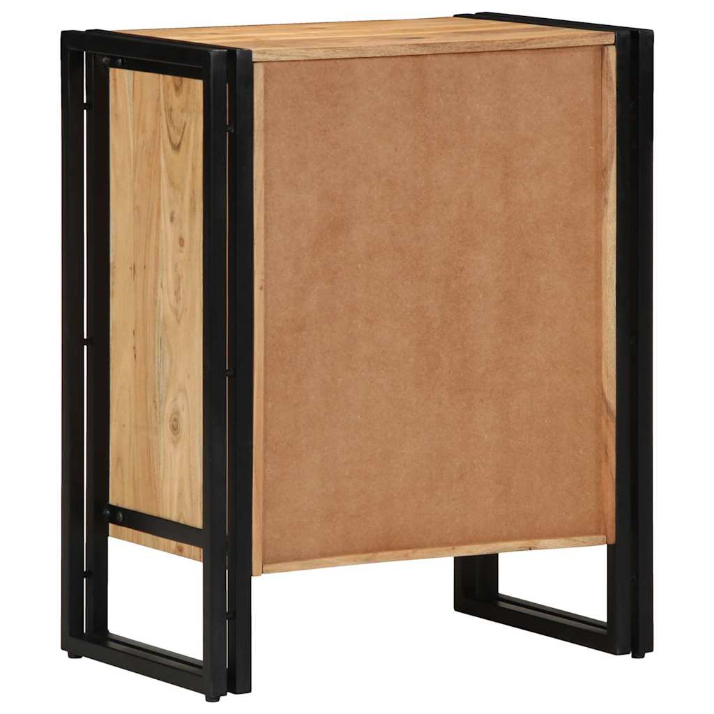 Schoenenkast met plank Bruin 56 x 35 x 70 cm Massief acaciahout is nu te koop bij PeponiXL, paradijselijk wonen!