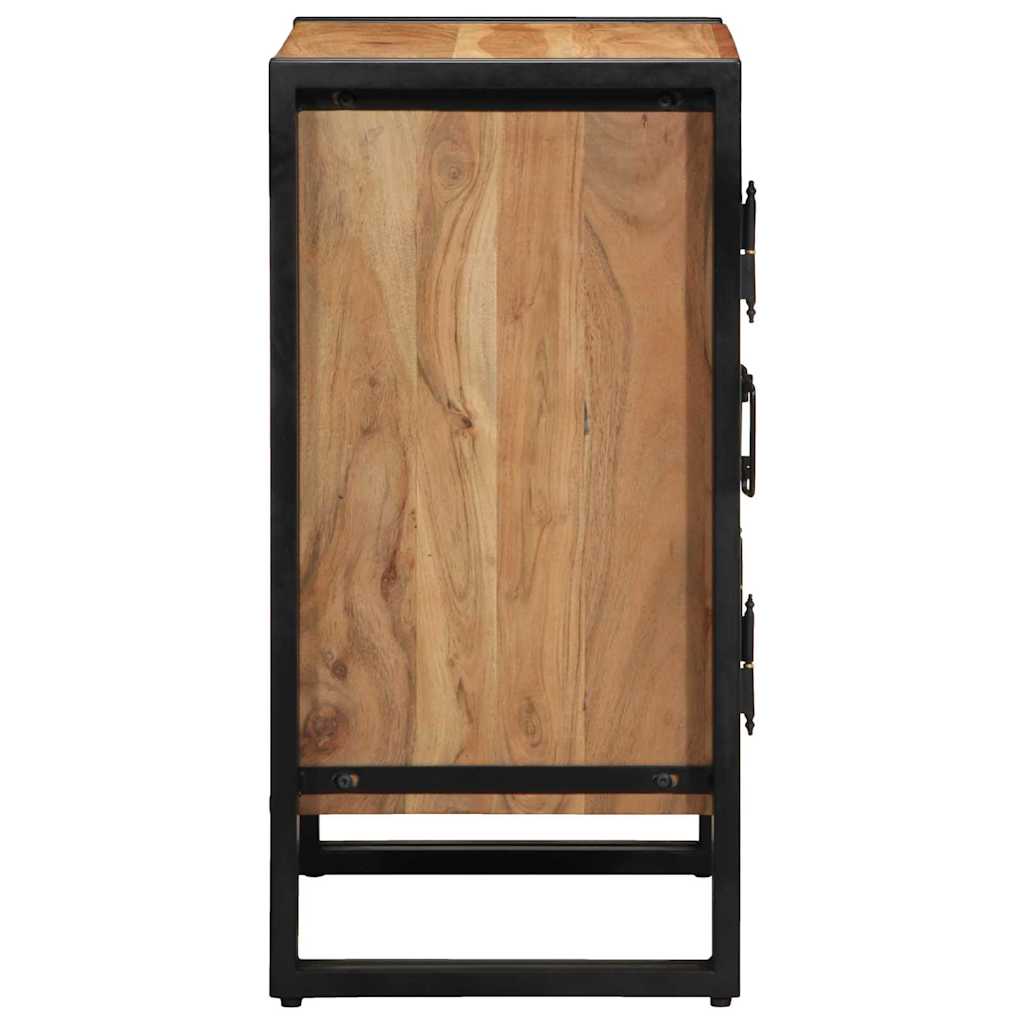 Schoenenkast met plank Bruin 56 x 35 x 70 cm Massief acaciahout is nu te koop bij PeponiXL, paradijselijk wonen!