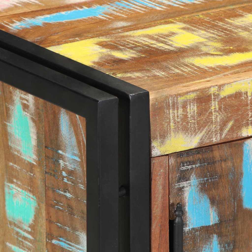 Schoenenkast Multikleur 56 x 35 x 70 cm Massief gerecycled hout is nu te koop bij PeponiXL, paradijselijk wonen!