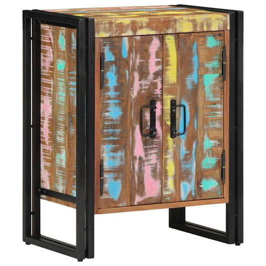 Schoenenkast Multikleur 56 x 35 x 70 cm Massief gerecycled hout is nu te koop bij PeponiXL, paradijselijk wonen!