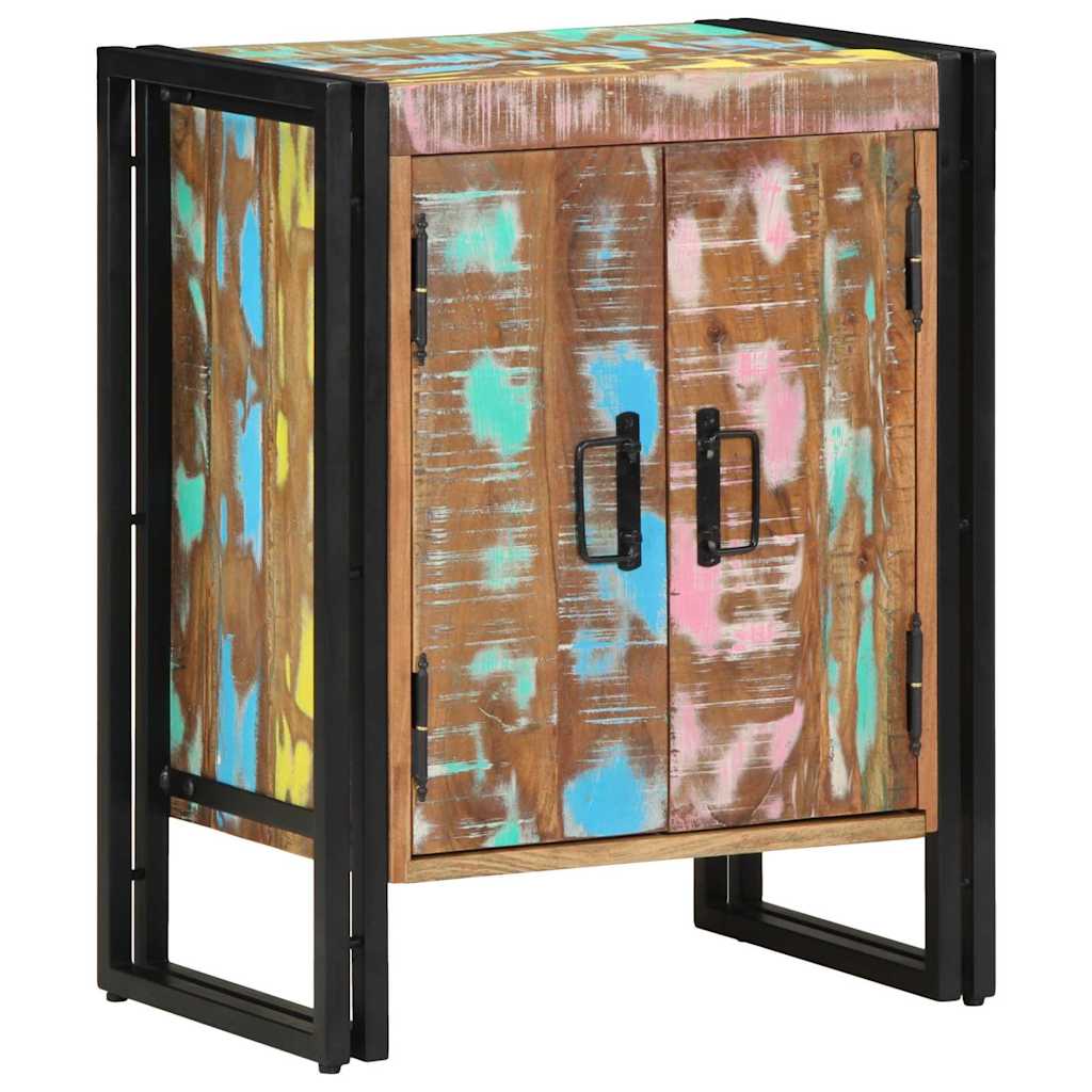 Schoenenkast Multikleur 56 x 35 x 70 cm Massief gerecycled hout is nu te koop bij PeponiXL, paradijselijk wonen!