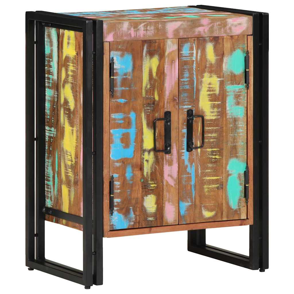 Schoenenkast Multikleur 56 x 35 x 70 cm Massief gerecycled hout is nu te koop bij PeponiXL, paradijselijk wonen!