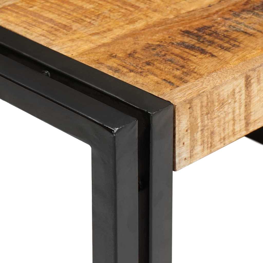 Badkamerplank Bruin 120 x 50 x 23 cm Massief Ruw Mango Hout is nu te koop bij PeponiXL, paradijselijk wonen!