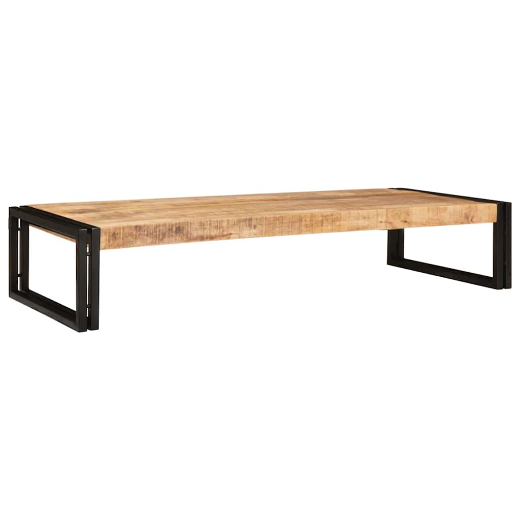 Badkamerplank Bruin 120 x 50 x 23 cm Massief Ruw Mango Hout is nu te koop bij PeponiXL, paradijselijk wonen!