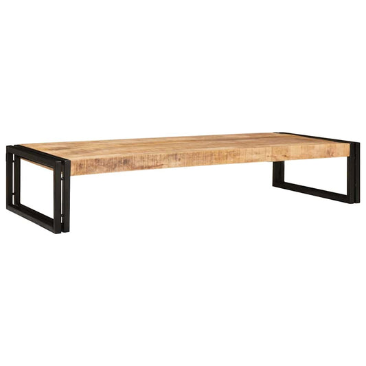 Badkamerplank Bruin 120 x 50 x 23 cm Massief Ruw Mango Hout is nu te koop bij PeponiXL, paradijselijk wonen!