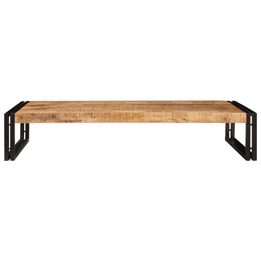 Badkamerplank Bruin 120 x 50 x 23 cm Massief Ruw Mango Hout is nu te koop bij PeponiXL, paradijselijk wonen!