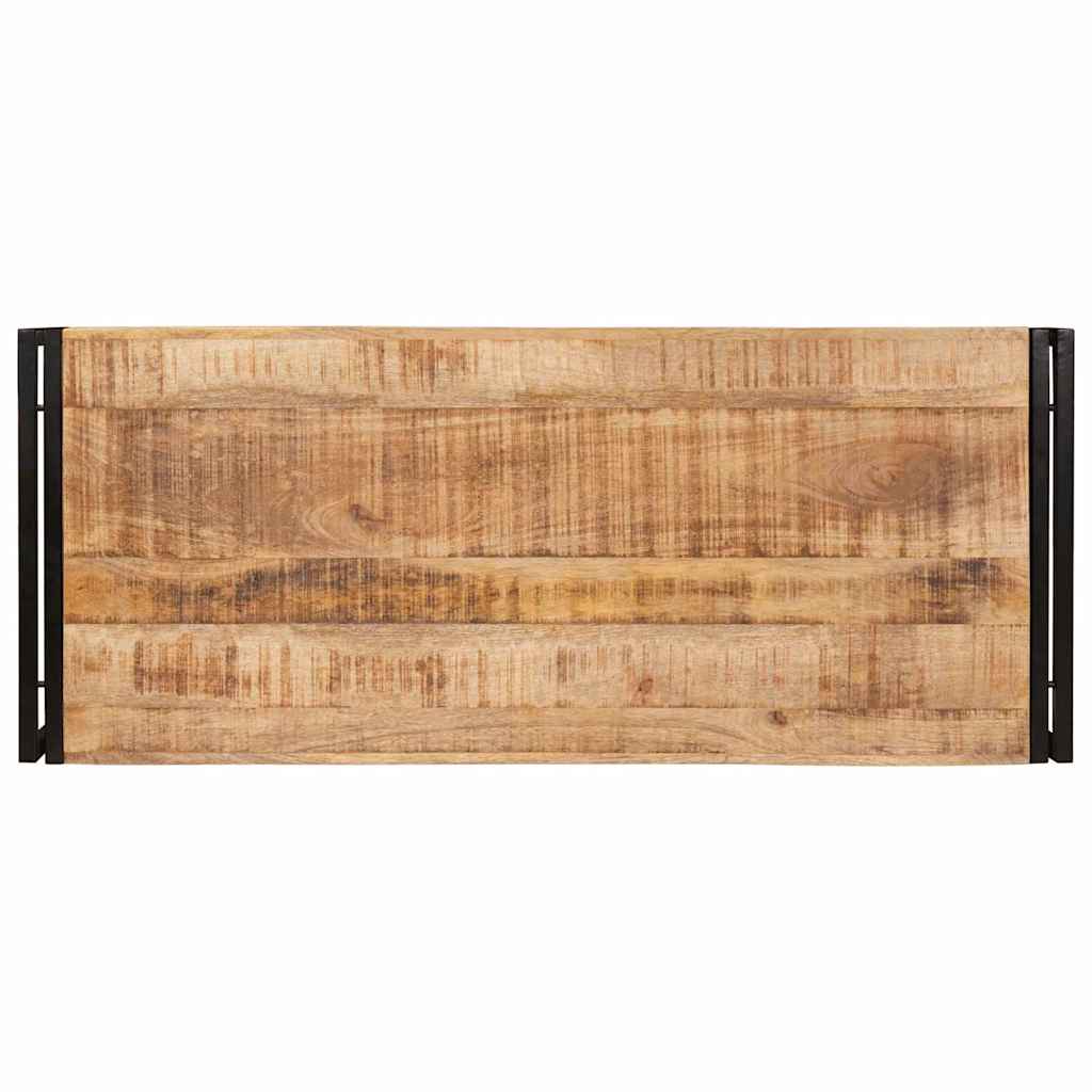 Badkamerplank Bruin 120 x 50 x 23 cm Massief Ruw Mango Hout is nu te koop bij PeponiXL, paradijselijk wonen!